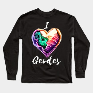 I Heart Geodes Long Sleeve T-Shirt